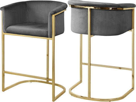 Donatella - Stool - Premium Adjustable Height from Meridian Furniture - Just $537.50! Shop now at brett interiors