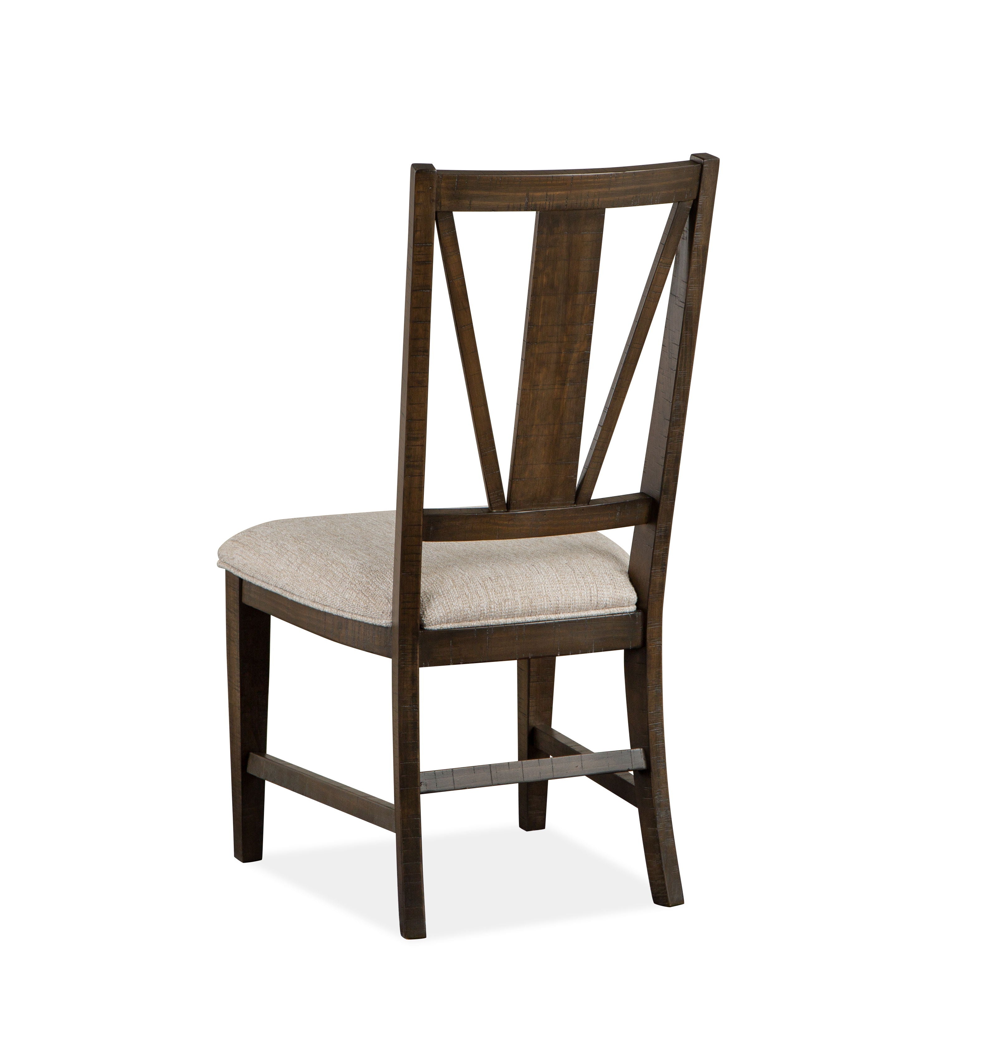 Westley Falls - Dining Side Chair With Upholstered Seat (Set of 2) - Graphite - Premium Chair Sets from Magnussen Furniture - Just $580! Shop now at brett interiors
