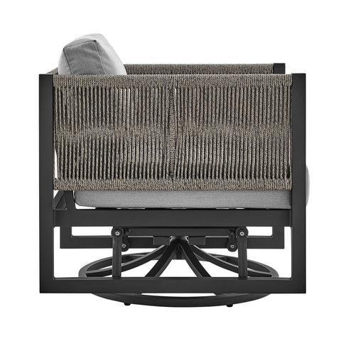 Mareike - Outdoor Patio Swivel Glider Lounge Chair - Premium Swivel Chairs from Armen Living - Just $1497.50! Shop now at brett interiors