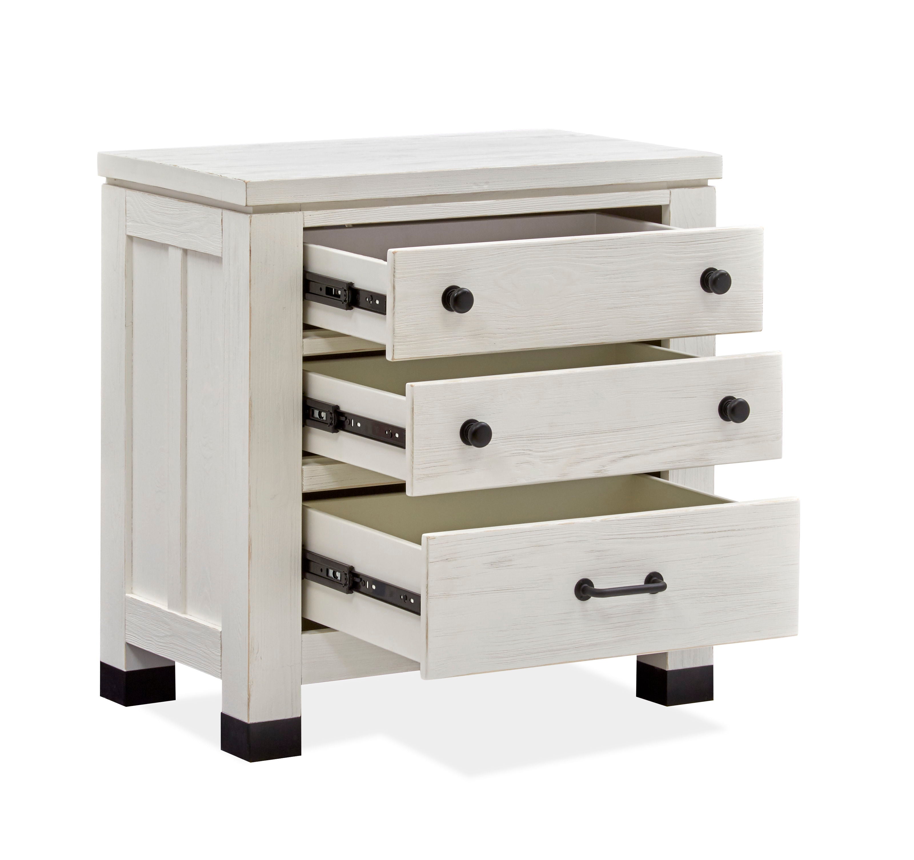 Harper Springs - Drawer Nightstand - Silo White - Premium Accent Nightstands from Magnussen Furniture - Just $639! Shop now at brett interiors