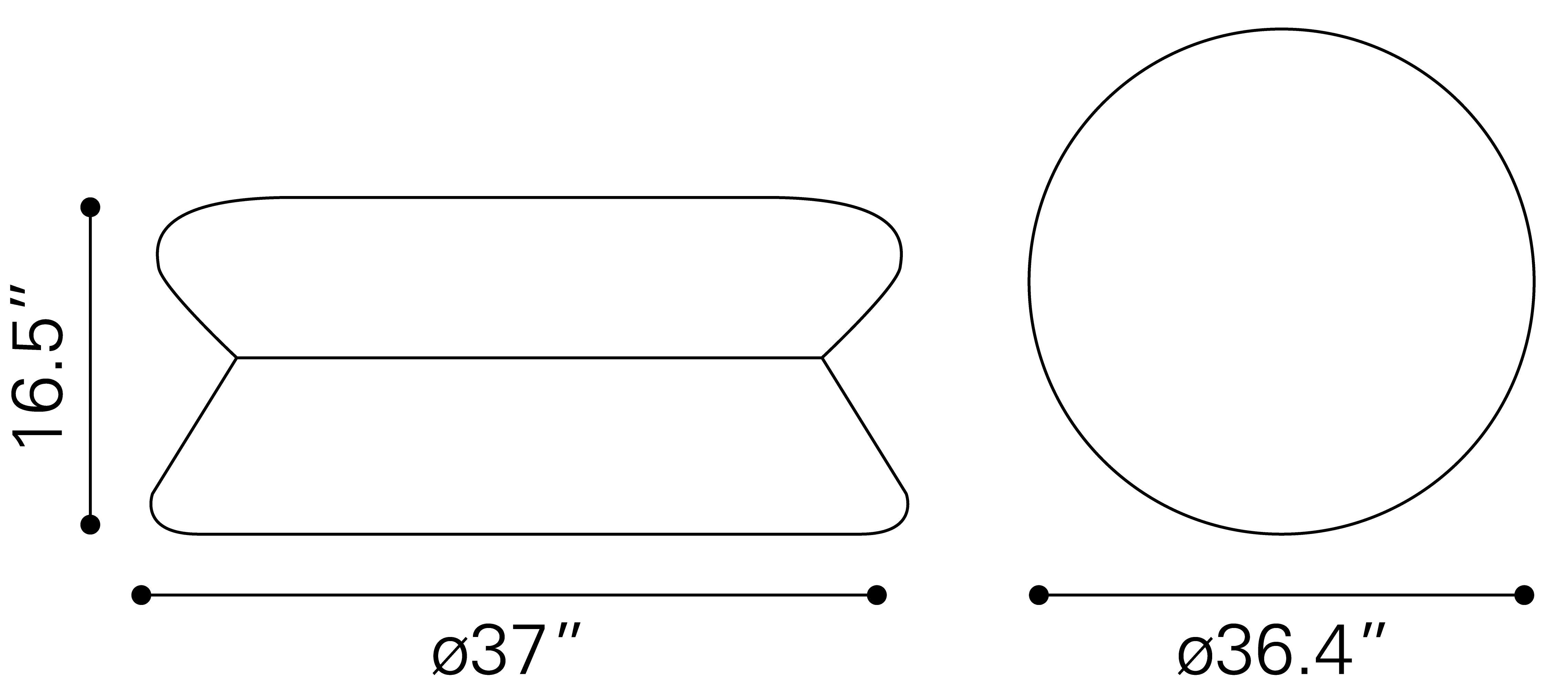 Madryn - Coffee Table - Silver - Premium Coffee Tables from Zuo Modern - Just $1800! Shop now at brett interiors