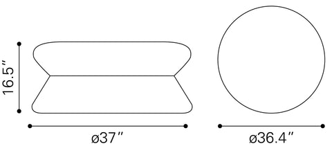 Madryn - Coffee Table - Silver - Premium Coffee Tables from Zuo Modern - Just $1800! Shop now at brett interiors