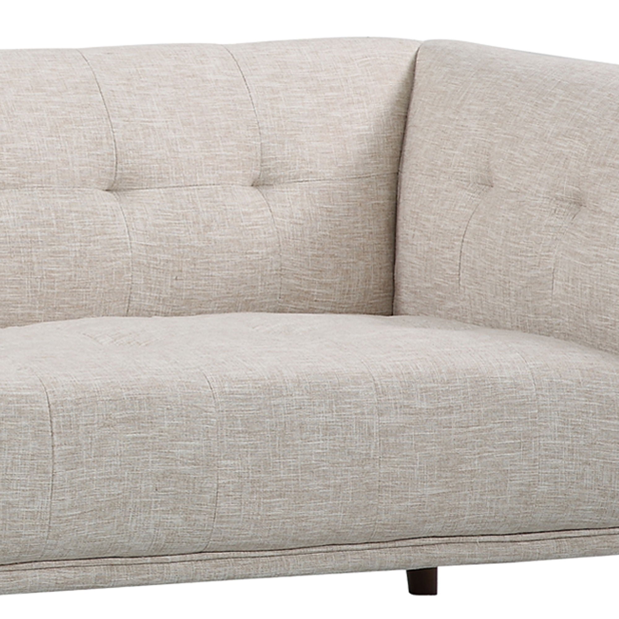 Hudson - Mid-Century Button - Tufted Sofa - Premium Stationary Sofas from Armen Living - Just $1287.50! Shop now at brett interiors