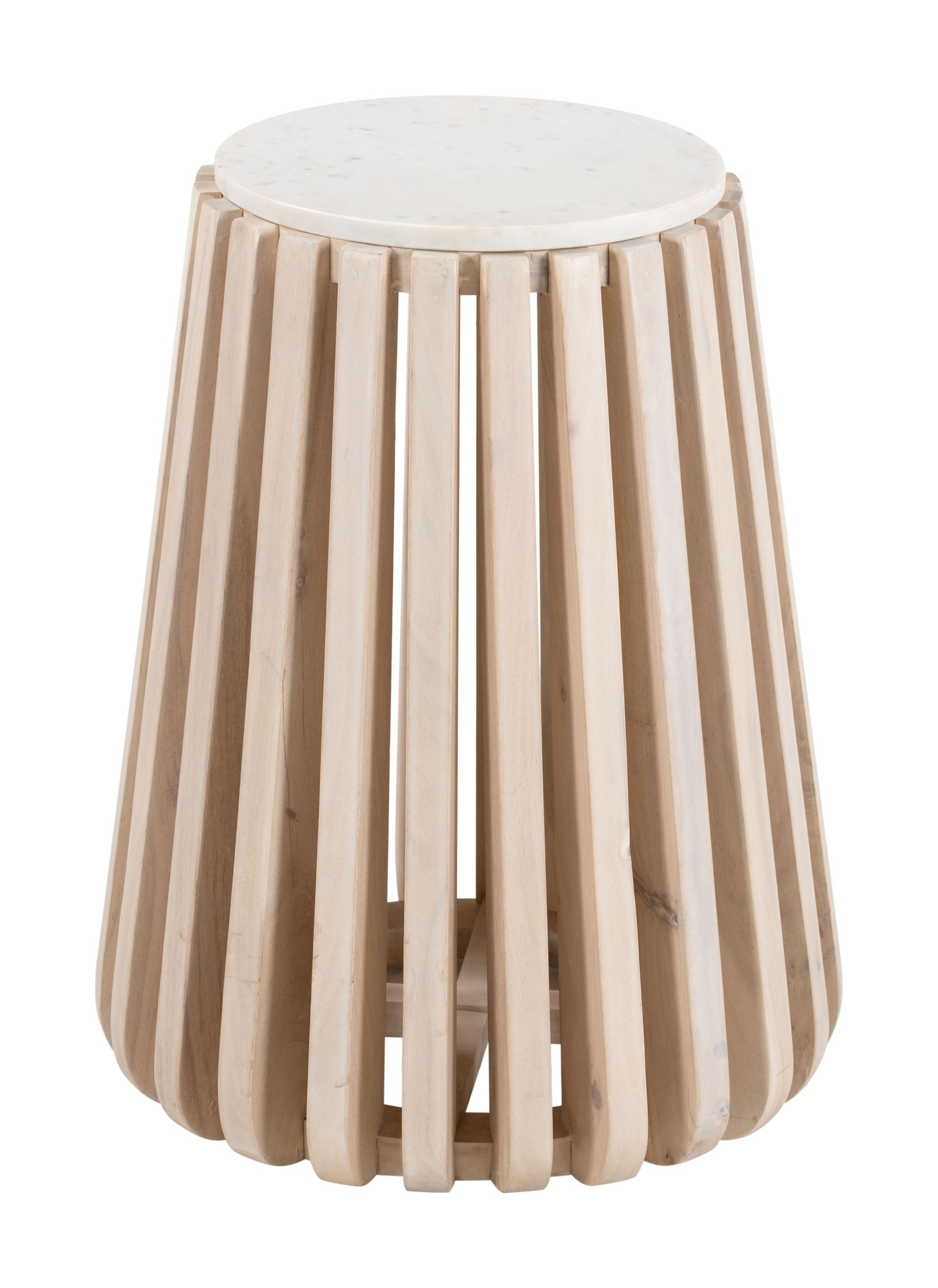 Cyprus - Side Table - White / Natural - Premium Side Tables from Zuo Modern - Just $875! Shop now at brett interiors