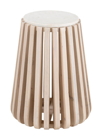Cyprus - Side Table - White / Natural - Premium Side Tables from Zuo Modern - Just $875! Shop now at brett interiors