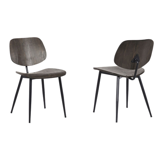 Miki - Mid-Century Dining Accent Chairs (Set of 2) - Premium Chair Sets from Armen Living - Just $275! Shop now at brett interiors