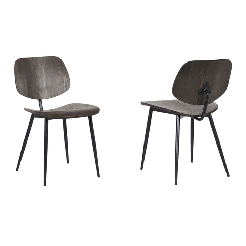 Miki - Mid-Century Dining Accent Chairs (Set of 2) - Premium Chair Sets from Armen Living - Just $275! Shop now at brett interiors