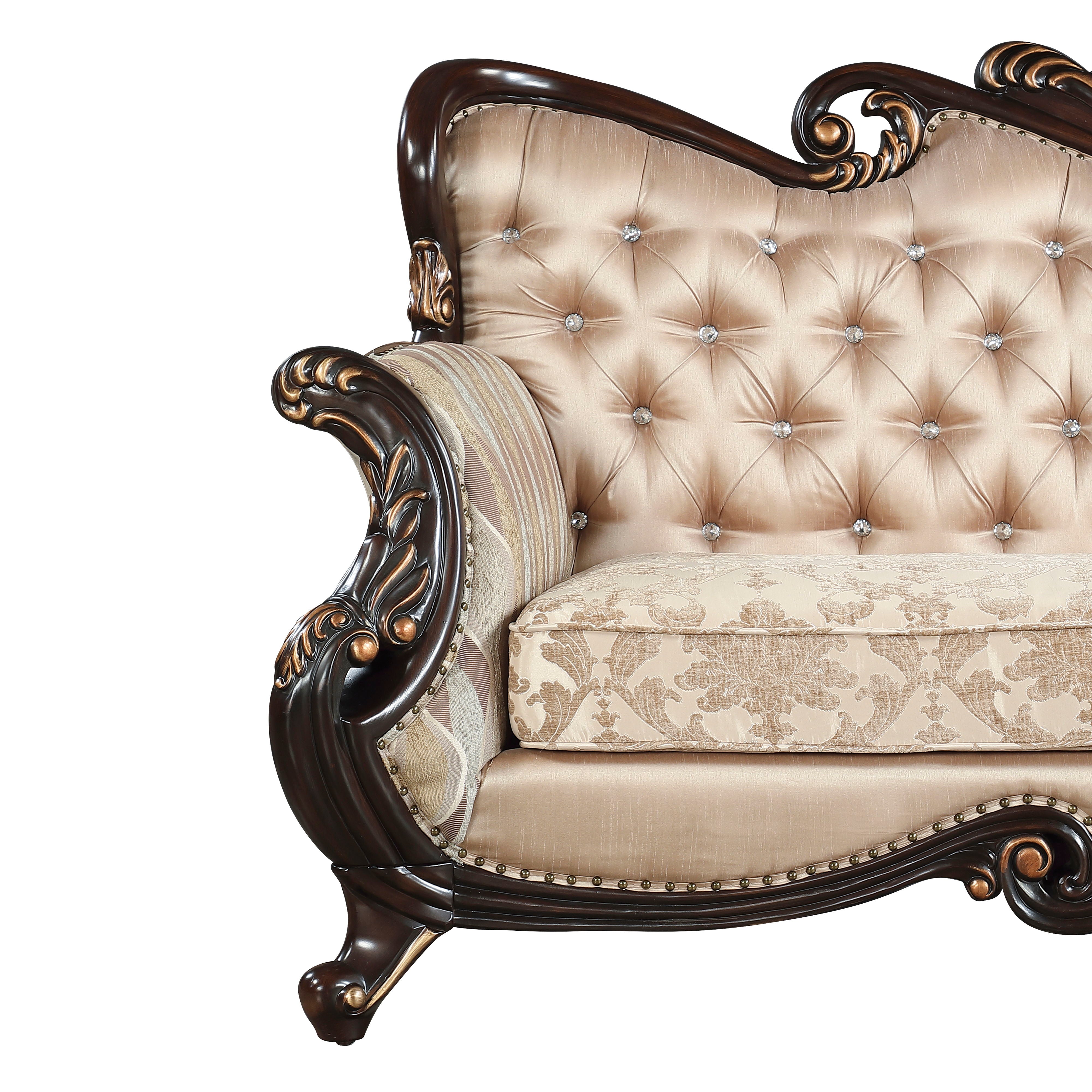 Constantine - Sofa - Cherry - Premium Stationary Sofas from New Classic - Just $1997.50! Shop now at brett interiors