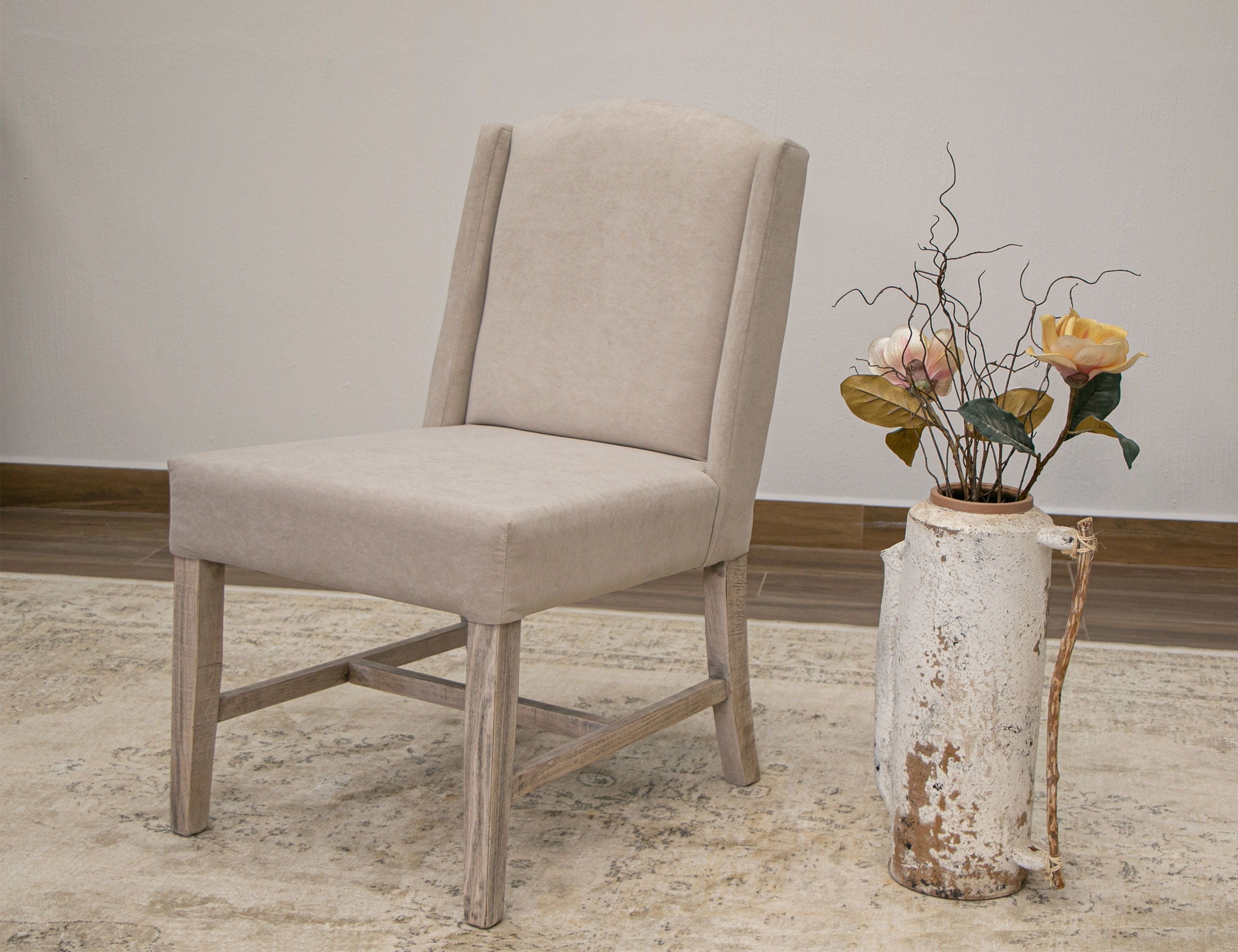 Arena - Upholstered Chair - Beige - Premium Side Chairs from International Furniture Direct - Just $375! Shop now at brett interiors