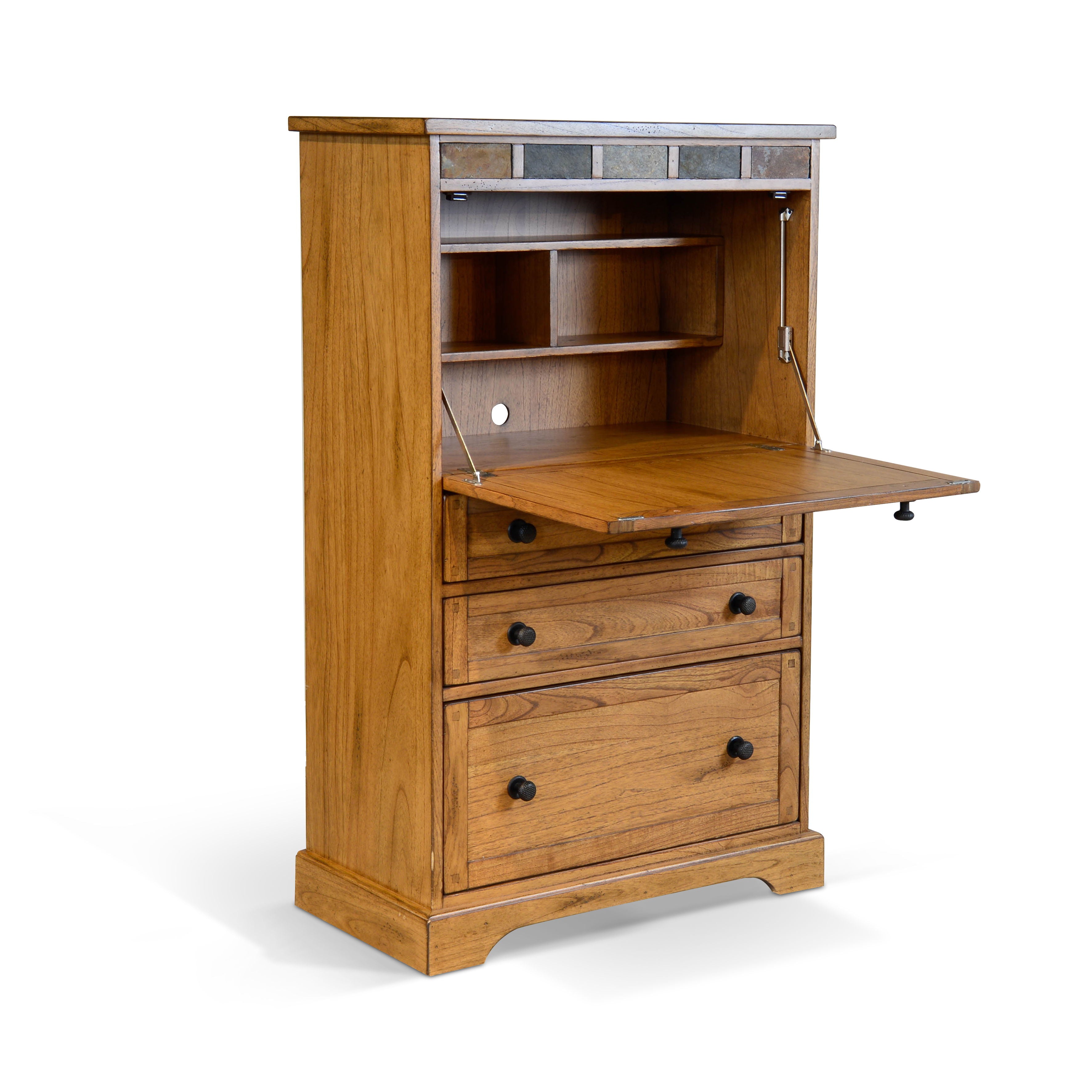 Sedona - Laptop Armoire - Light Brown - Premium Wardrobes from Sunny Designs - Just $972! Shop now at brett interiors