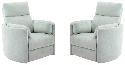 Radius - Power Swivel Glider Recliner (Set of 2) - Premium Chair Sets from Parker Living - Just $1745! Shop now at brett interiors