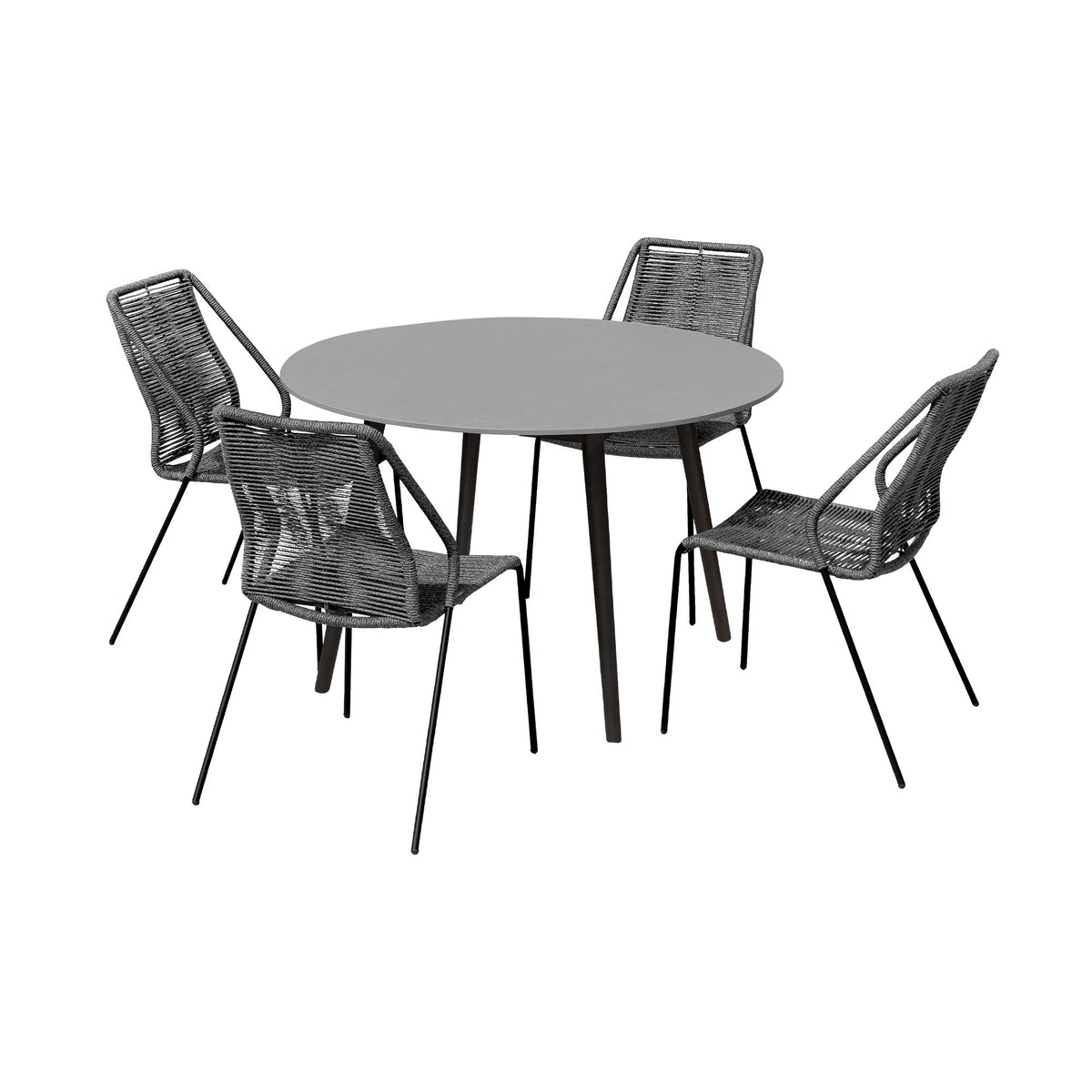 Kylie And Clip - Outdoor Patio Dining Set - Premium 3 Piece Outdoor Sets from Armen Living - Just $1310! Shop now at brett interiors
