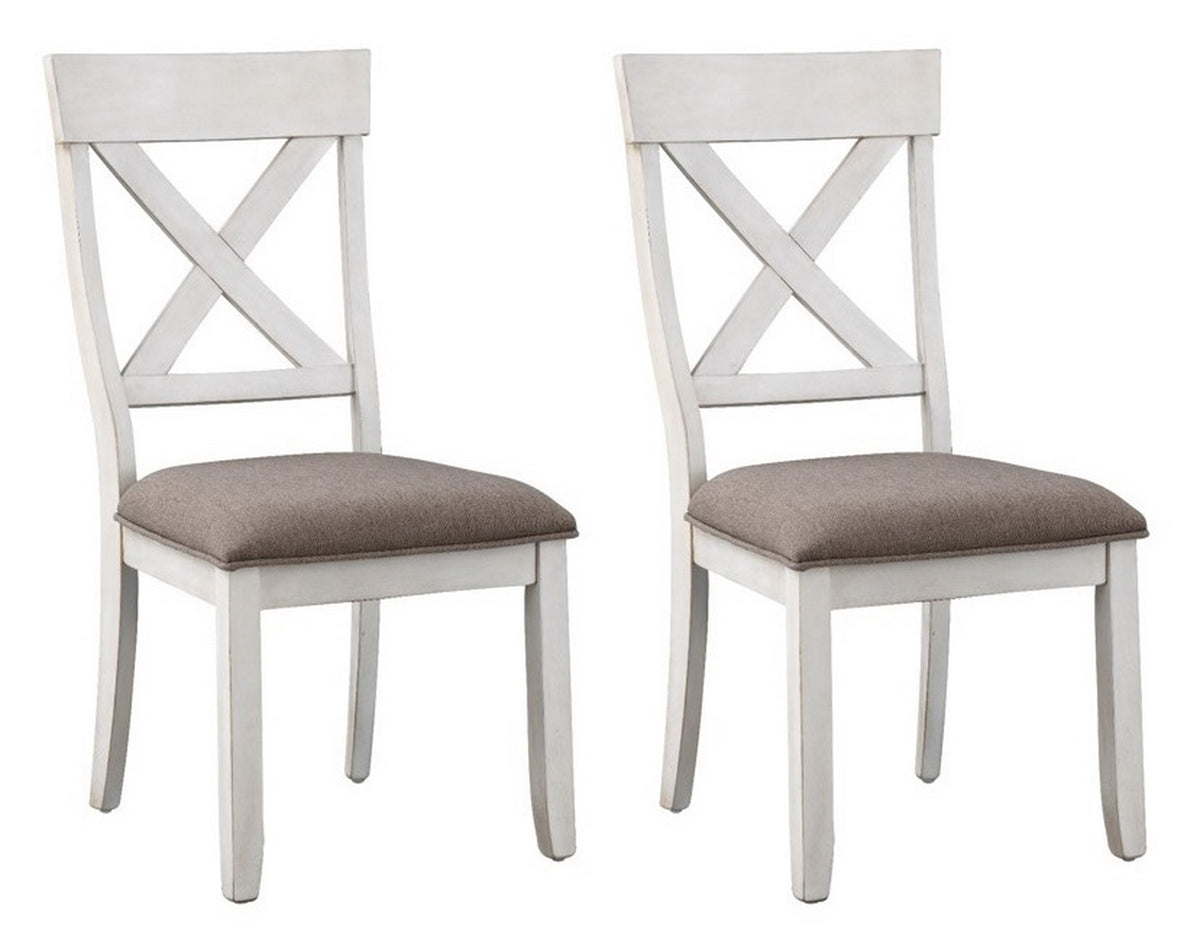 Bar Harbor II - Dining Chairs (Set of 2) - Cream - Premium Chair Sets from Coast2Coast Home - Just $1485! Shop now at brett interiors