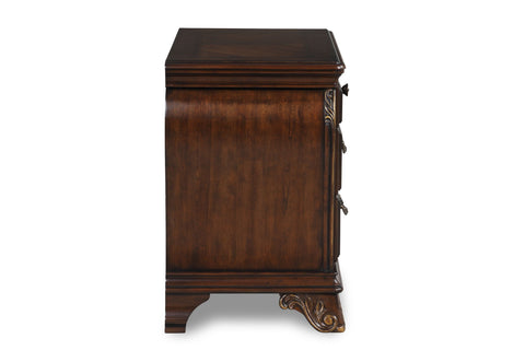 Montecito - Nightstand - Cherry - Premium Accent Nightstands from New Classic - Just $375! Shop now at brett interiors