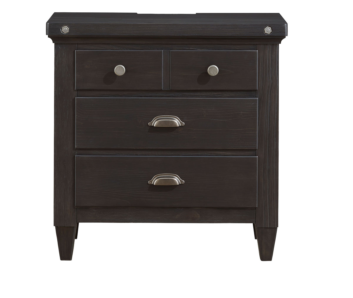 Sierra - Drawer Nightstand - Obsidian - Premium Accent Nightstands from Magnussen Furniture - Just $657.50! Shop now at brett interiors