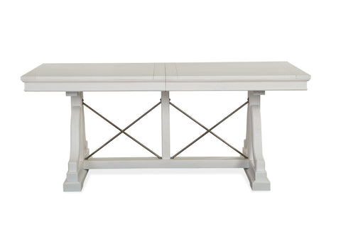 Heron Cove - Trestle Dining Table - Chalk White - Premium Dining Tables from Magnussen Furniture - Just $1418! Shop now at brett interiors