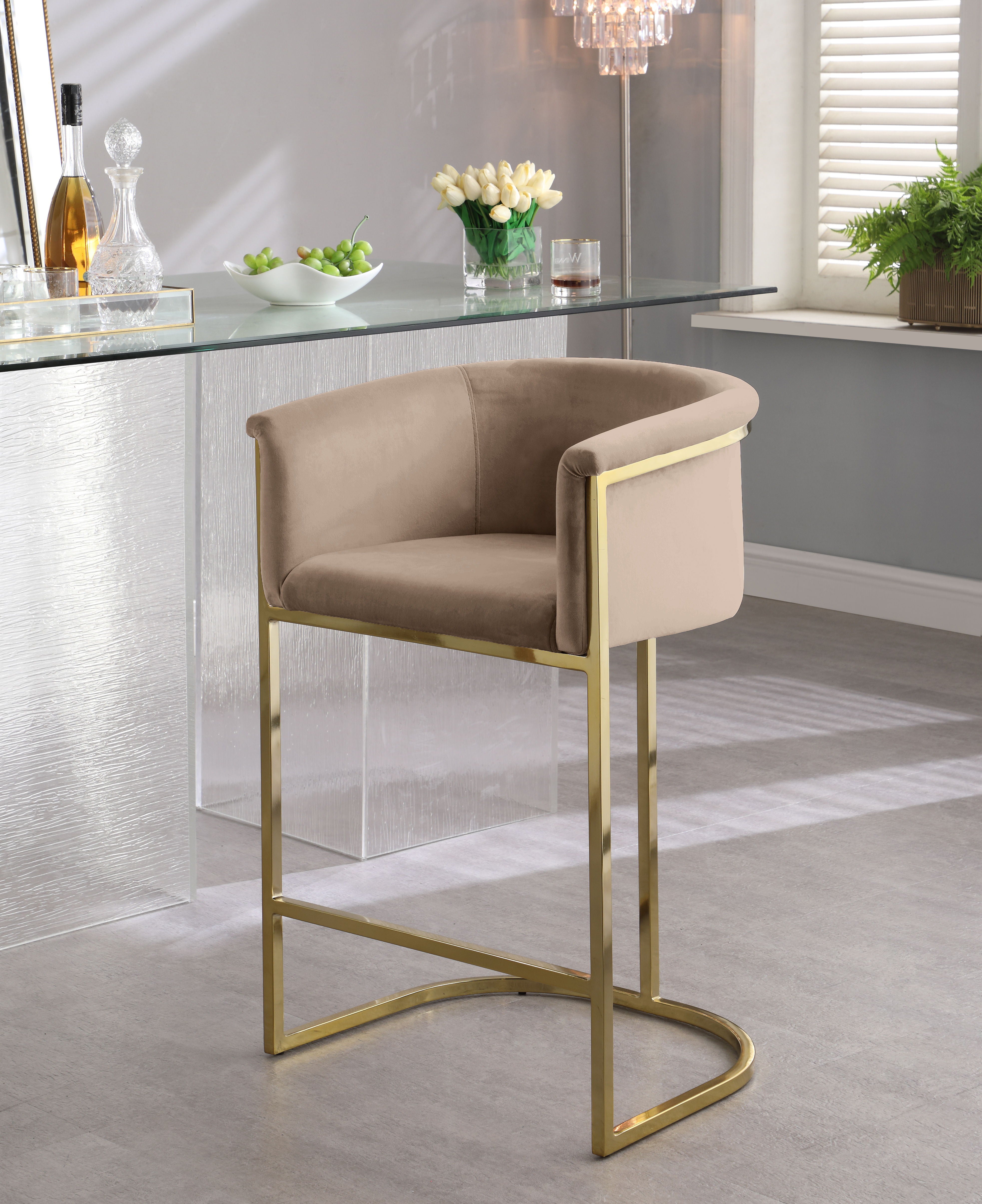 Donatella - Stool - Premium Adjustable Height from Meridian Furniture - Just $537.50! Shop now at brett interiors